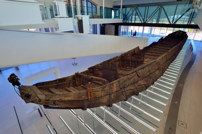 Roman cargo ship at the Castellum Hoge Woerd