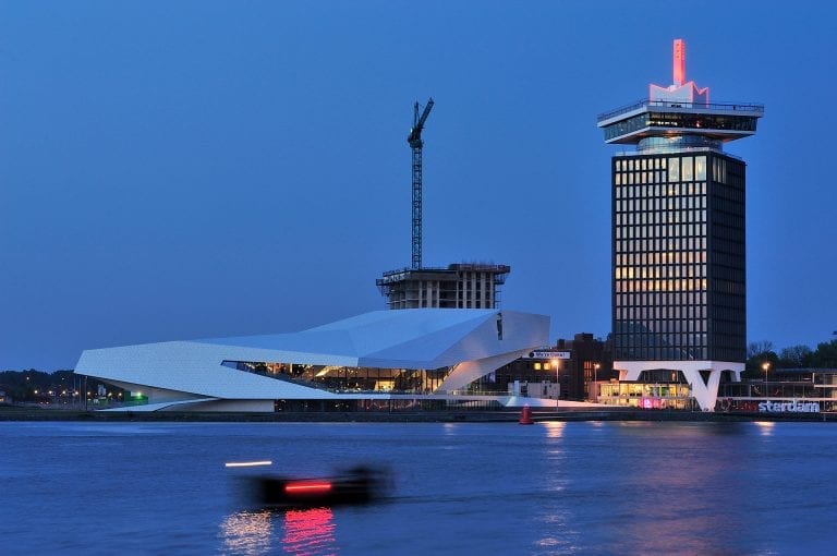 Eye filmmuseum along the IJ in Amsterdam