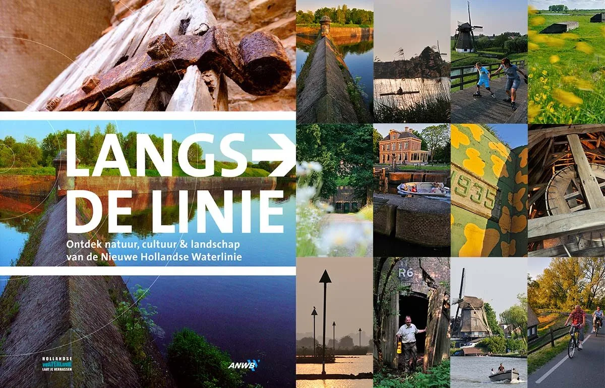 Boek Langs de linie, over de Nieuwe Hollandse Waterlinie.