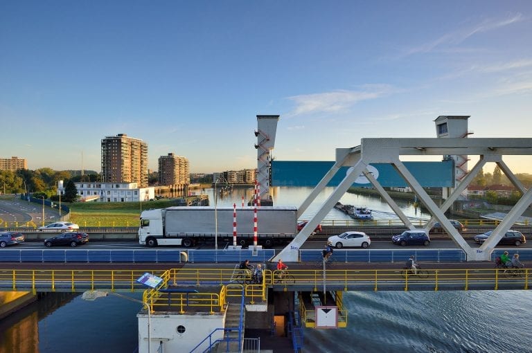 Storm surge barrier at Krimpen aan de IJssel