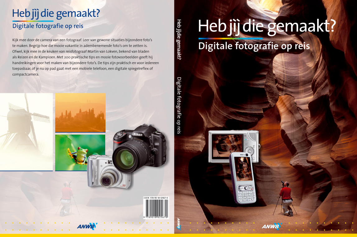 Omslag van eht boek Heb jij die gemaakt? Digitale fotografie op reis.
