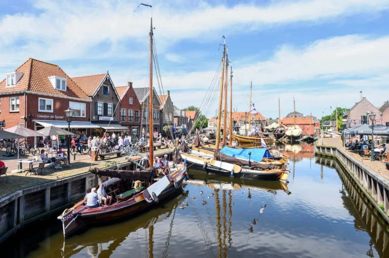 Oude centrum van Bunschoten-Spakenburg.