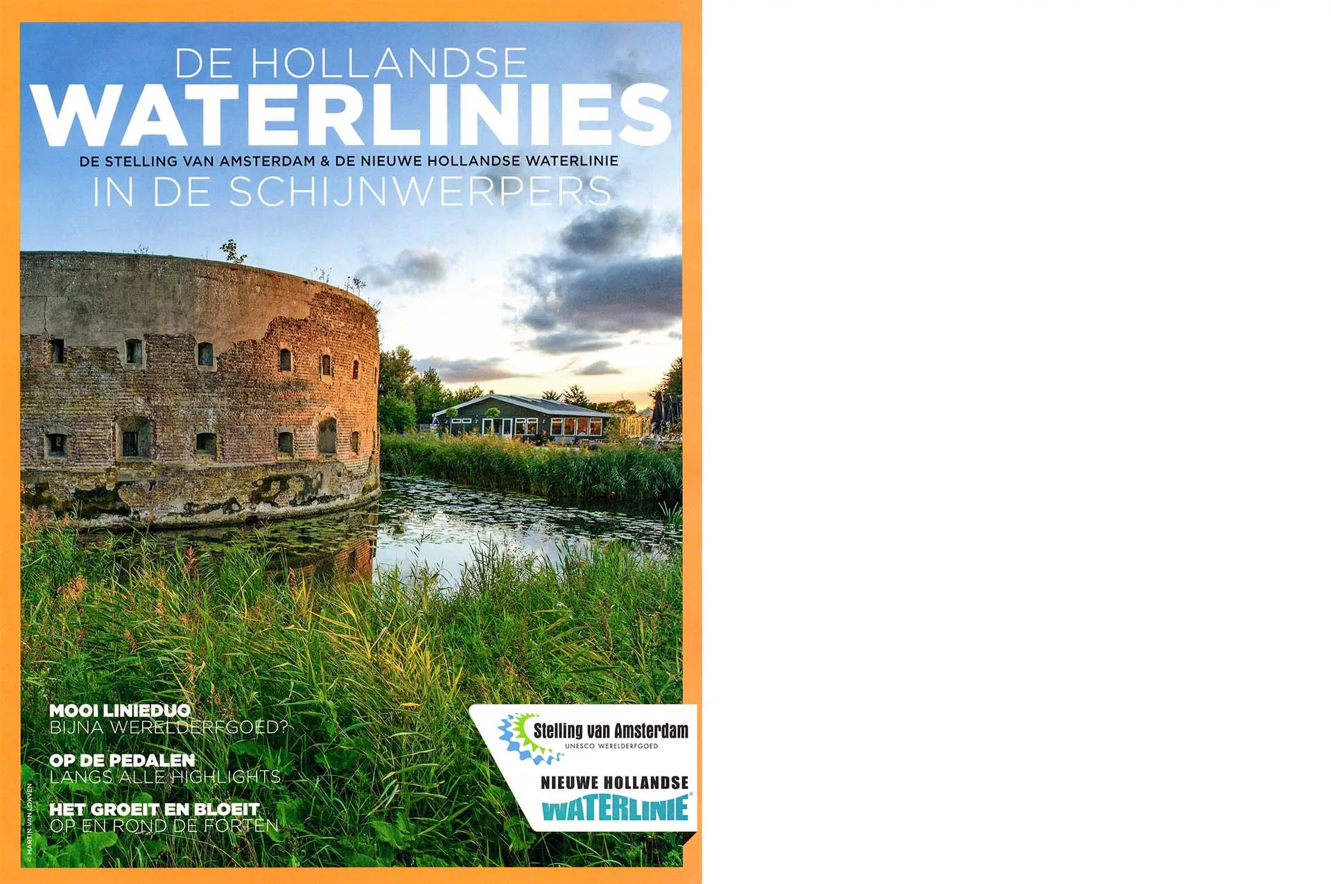 Cover van Hollandse Waterlinies in Fort! 2020 magazine.
