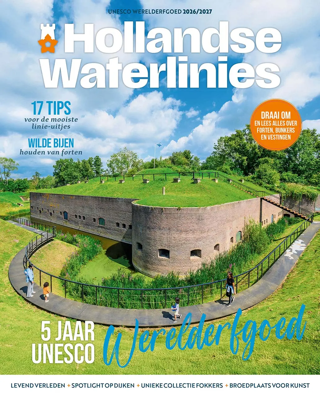 Cover Hollandse Waterlinies katern Fort magazine (Martin van Lokven)