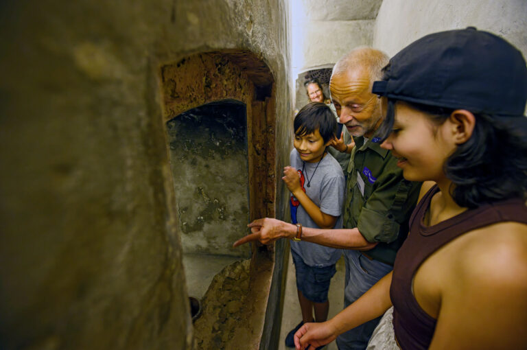 Guided tour in fort