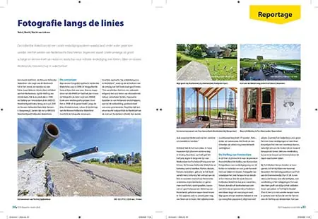Publicatie Hollandse Waterlinies in  Nikon Club Nederland Magazine.