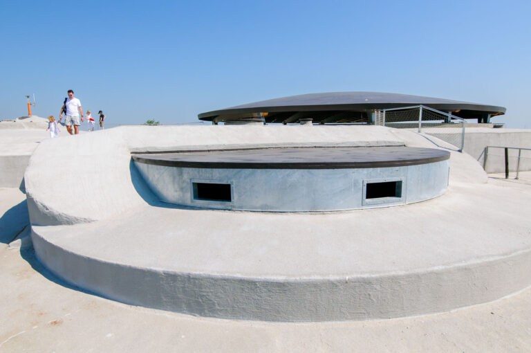 Geschutskoepel van Fort Pampus.