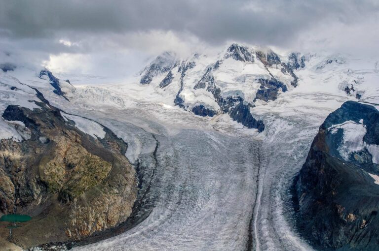 Glacier in the Swiss Alps