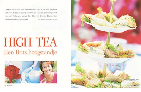 Publicatie high tea in Wining & Dining magazine