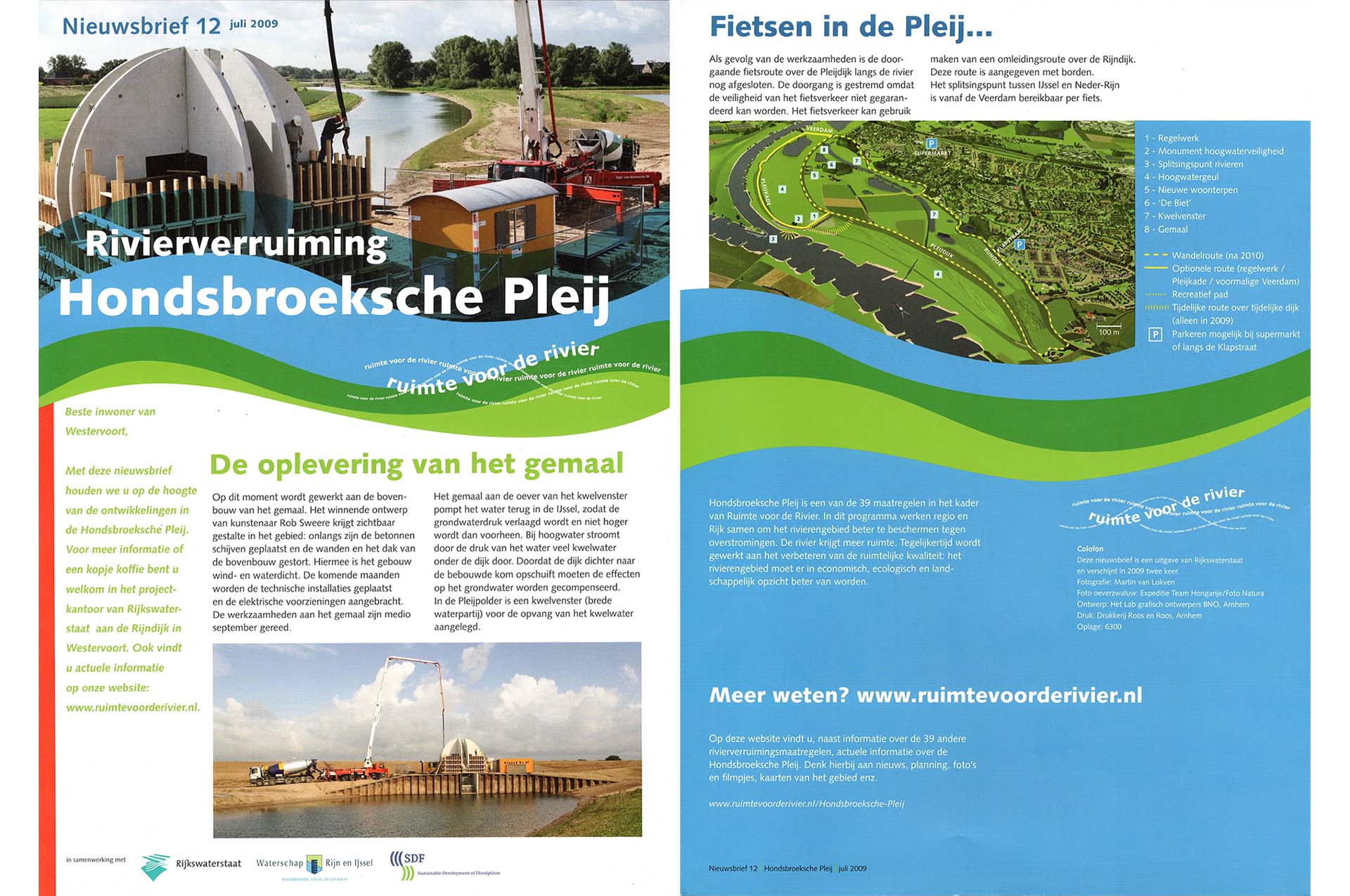 Ruimte voor de River Hondsbroeksche Pleij, nieuwsbrief.