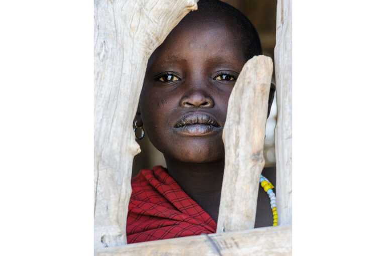 Maasai girl portrait