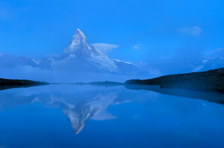 Matterhorn gereflecteerd in Stellisee