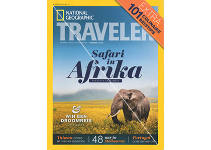 Omslag van National Geographic Traveler 2/2018.