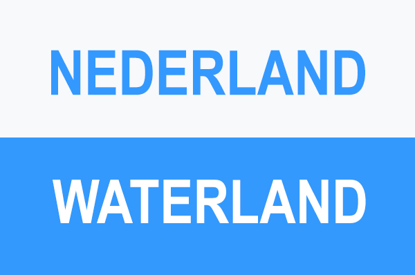 Nederland Waterland image logo.