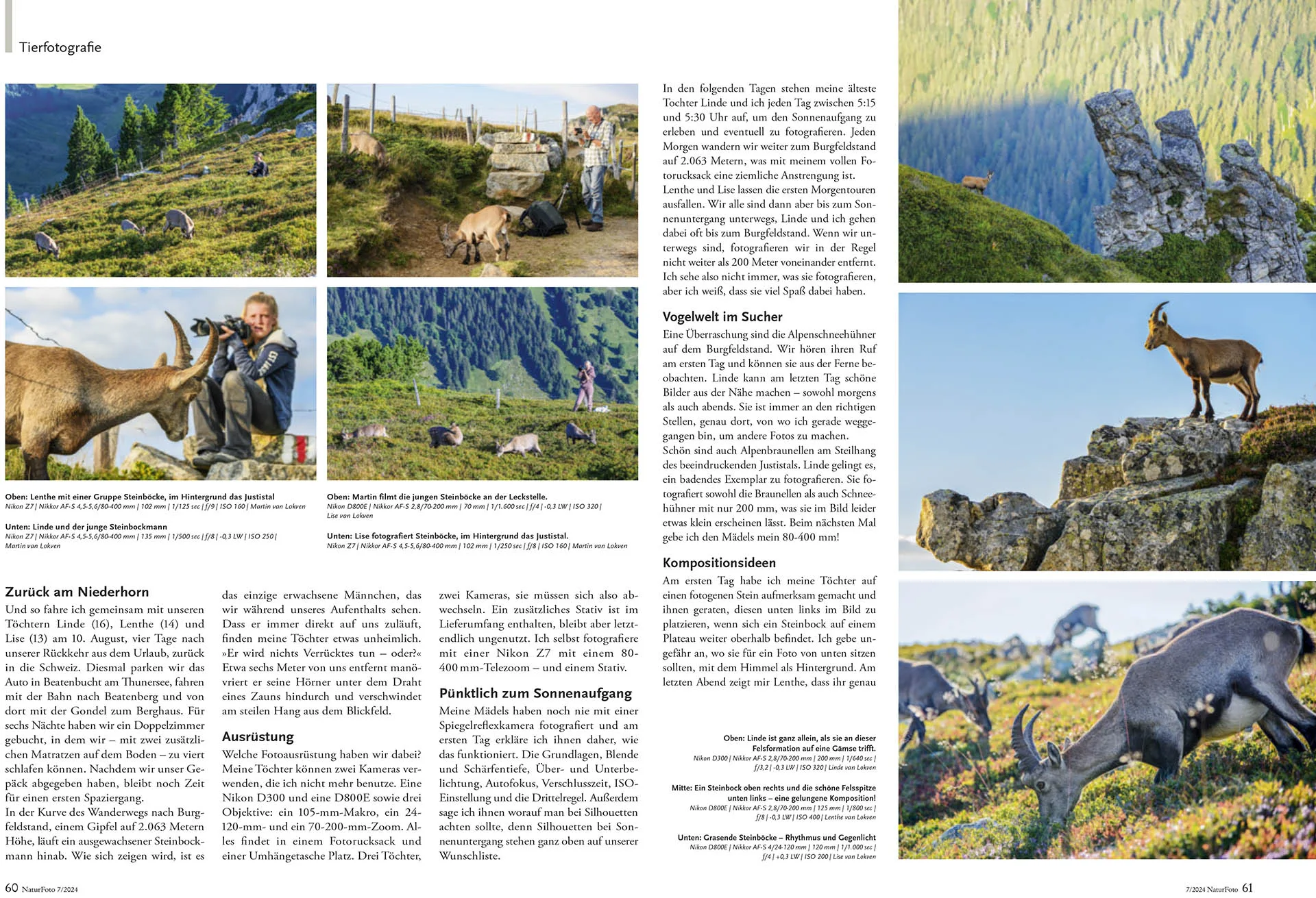 Artikel in NaturFoto magazine.