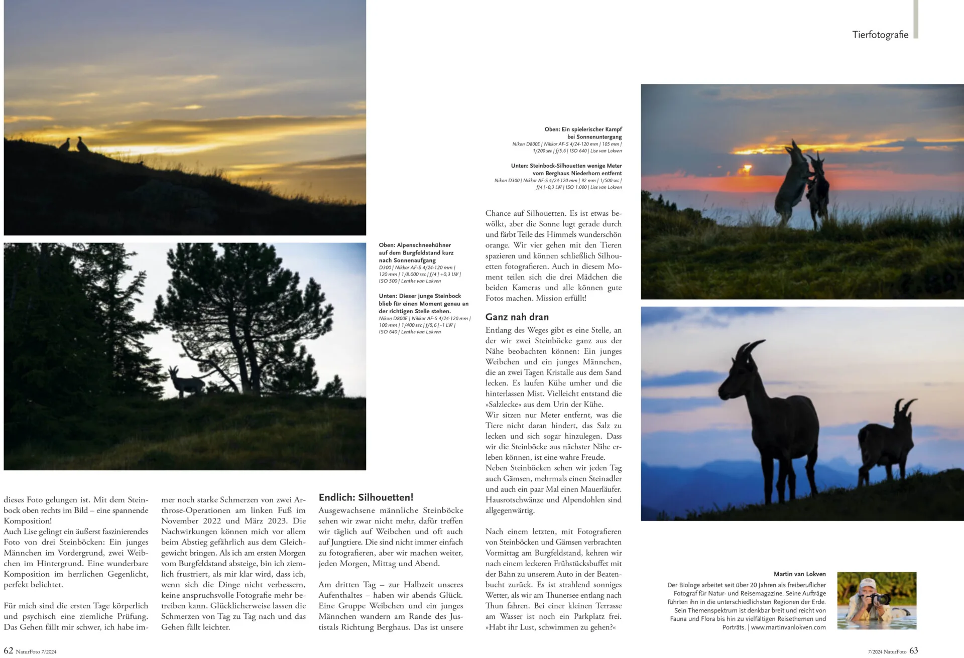 Niederhorn artikel in NaturFoto magazine.