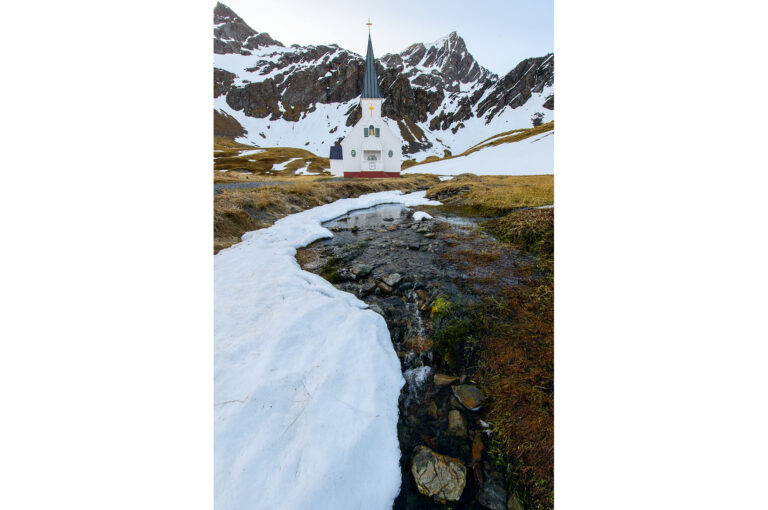 Noorse kerk in Grytviken, South Georgia.