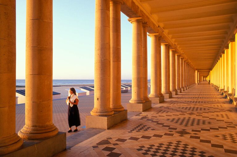 Royal gallery in Oostende, Belgium