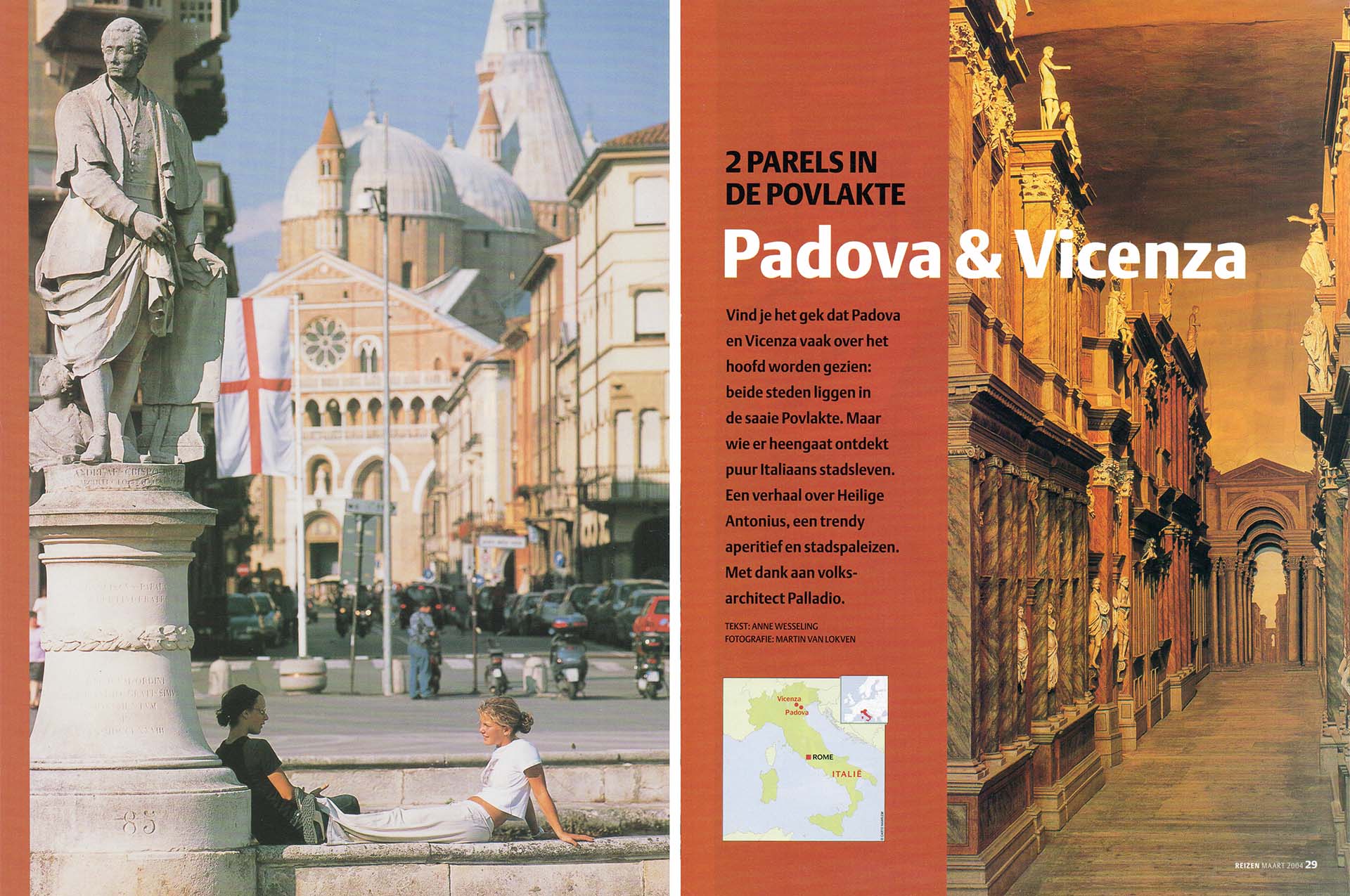 Publicatie over Padova en Vincenza.