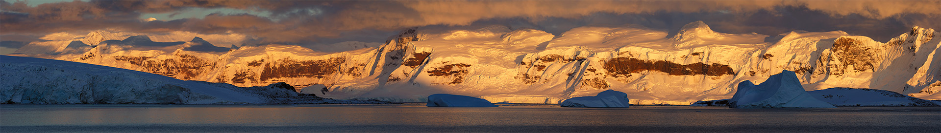 Panorama Antarctisch landschap