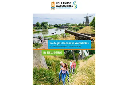 Cover van Routegids Hollandse Waterlinies, april 2026. Foto's: Martin van Lokven.