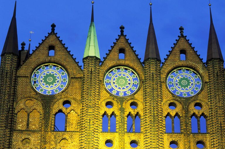 Facade of city hall of Stralsund