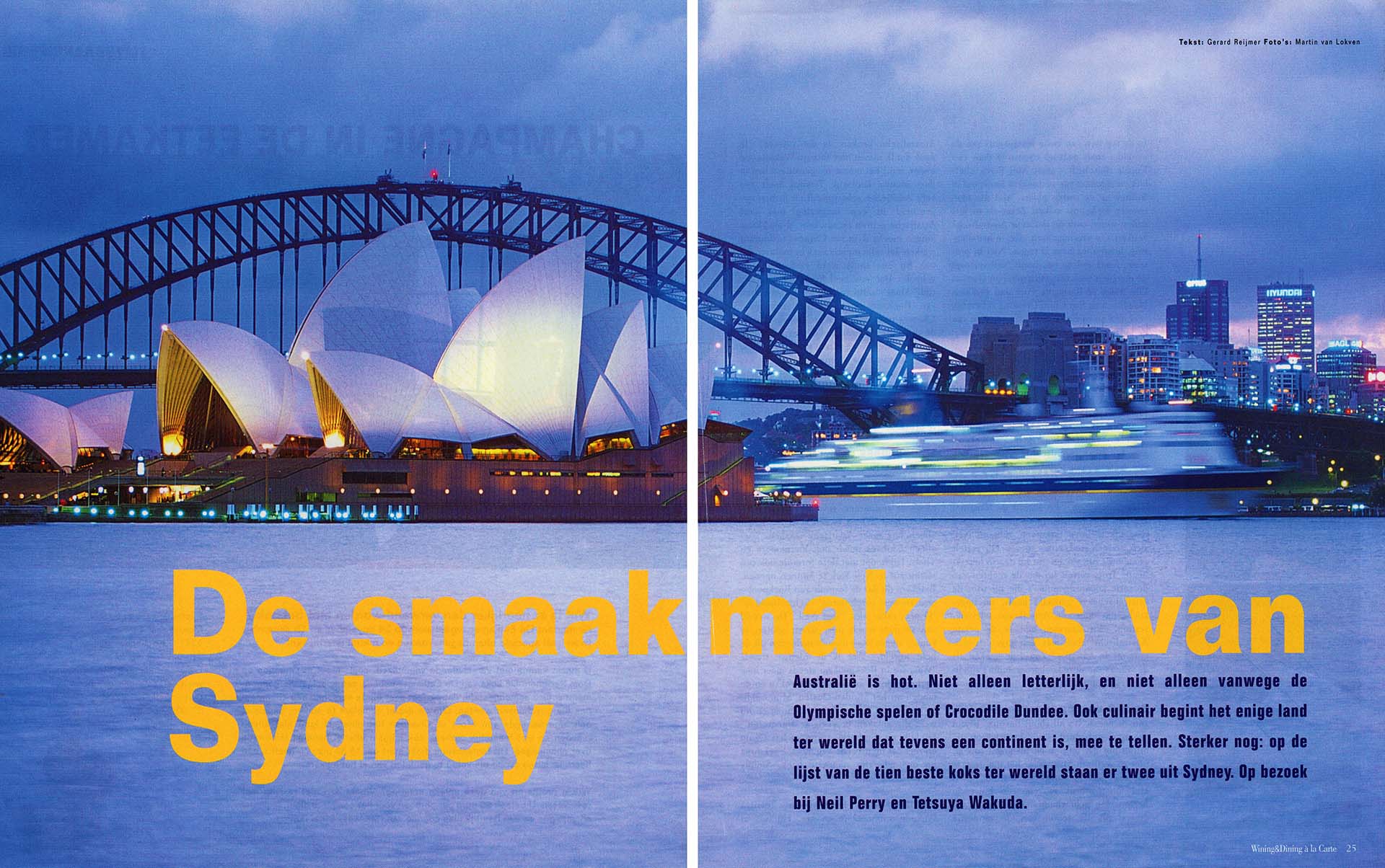 Sydney Opera Building met passerend cruise schip.