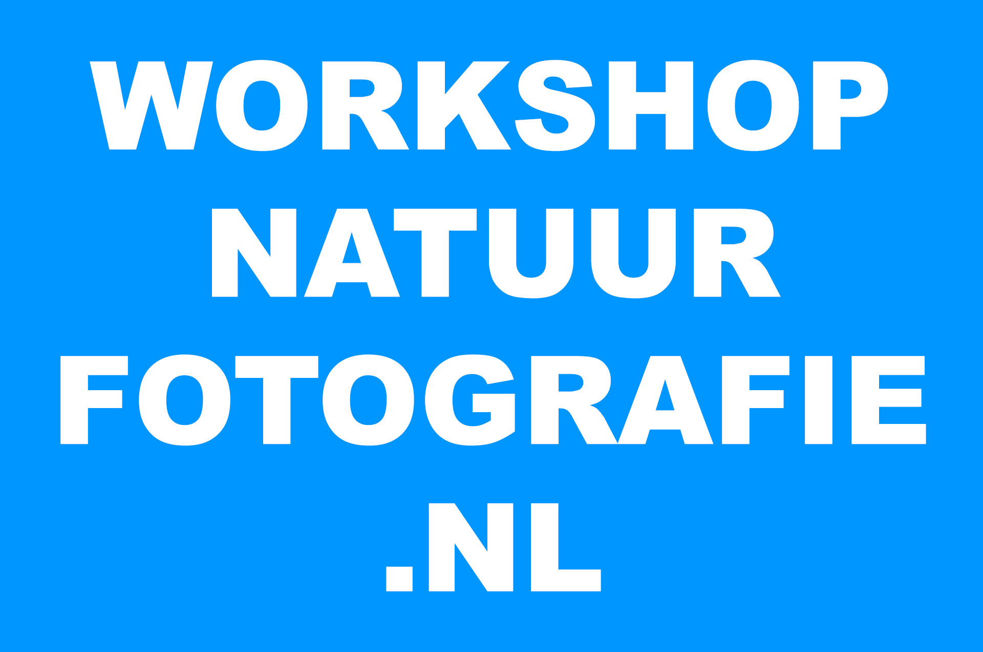 Logo of Workshop Natuurfotografie.nl