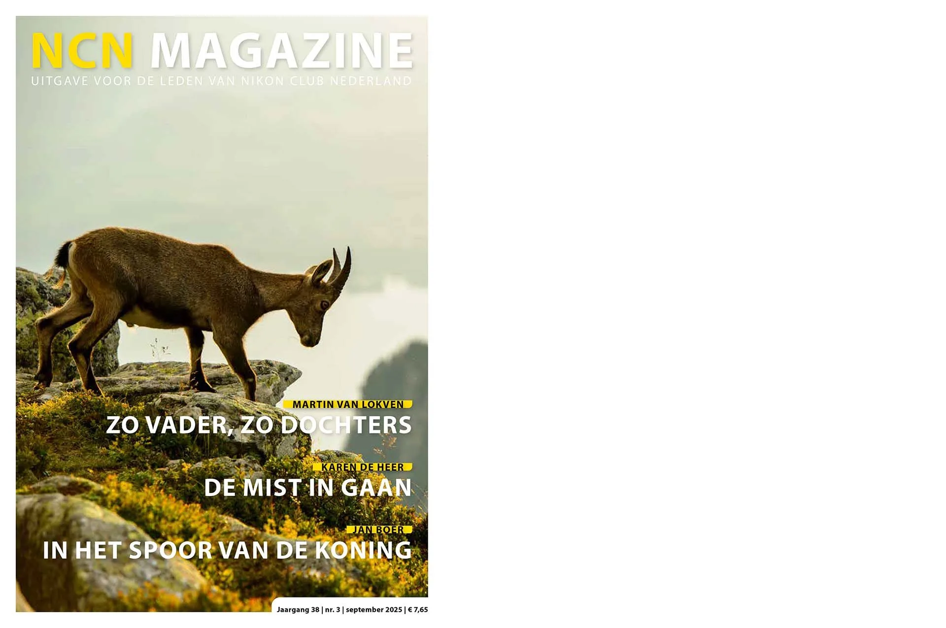 Cover van Lenthe van Lokven op het magazine van Nikon Club Nederland.