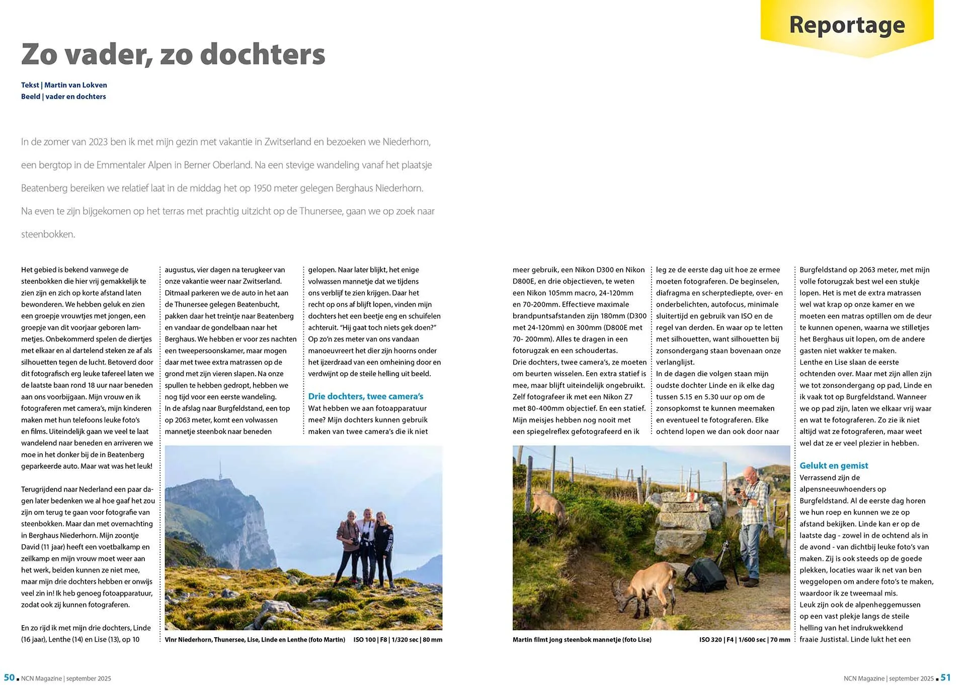 Reportage in Nikon Club Magazine